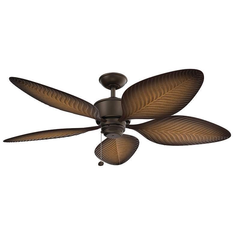 Image 3 56" Kichler Nani Satin Natural Bronze Ceiling Fan