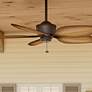 2_56" Kichler Nani Satin Natural Bronze Ceiling Fan