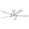 56" Kichler Salvo LED White Finish 5-Blade Ceiling Fan