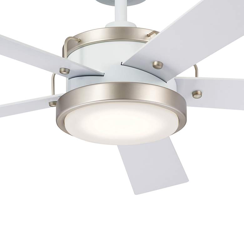 Image 3 56" Kichler Salvo White LED Ceiling Fan more views