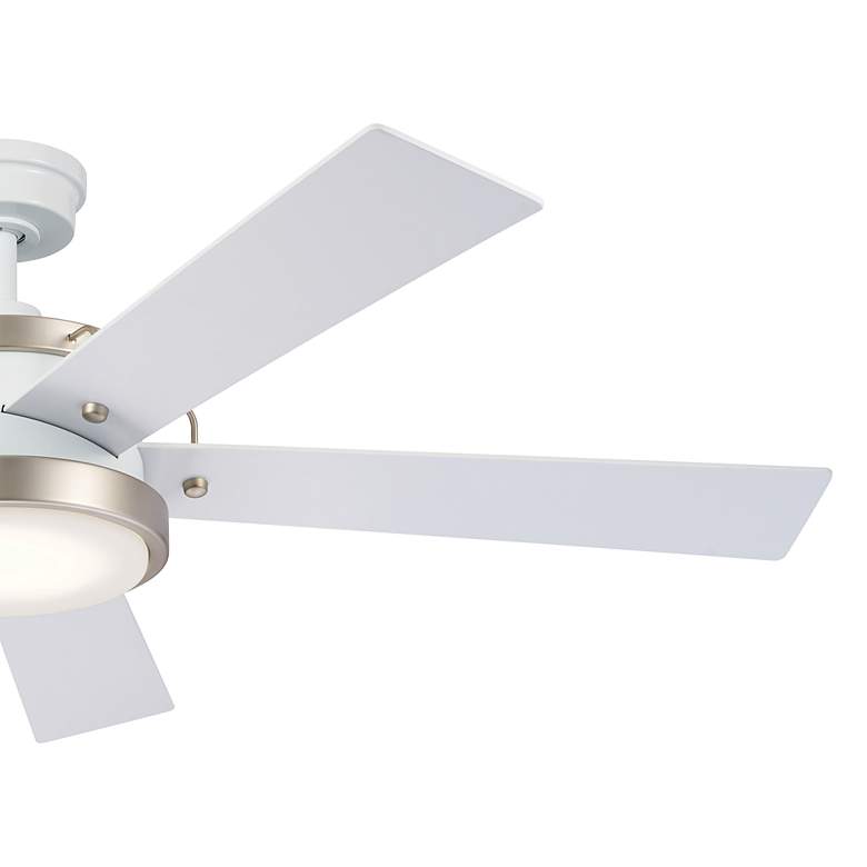 Image 4 56" Kichler Salvo White LED Ceiling Fan more views