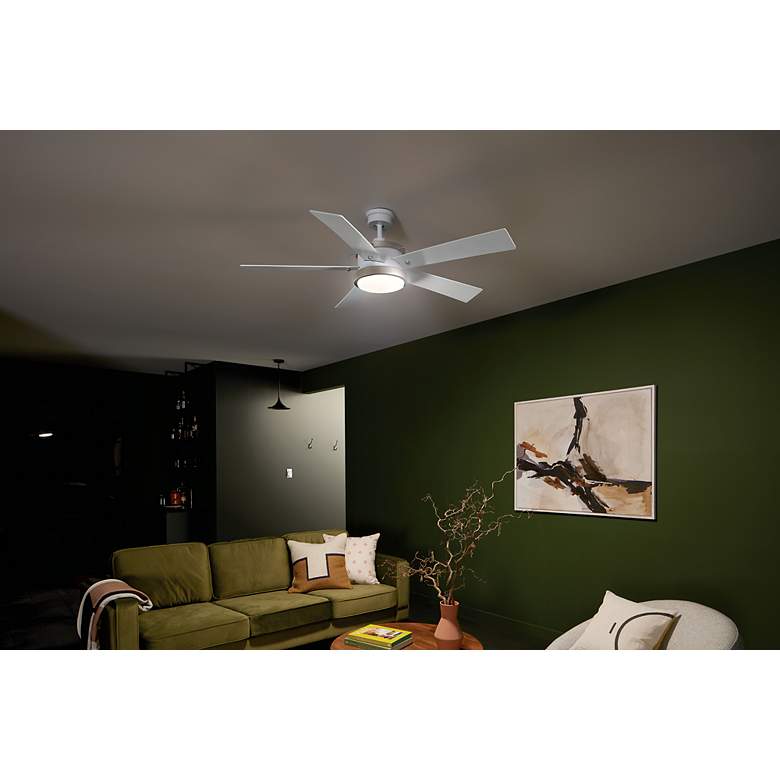 Image 6 56" Kichler Salvo White LED Ceiling Fan more views