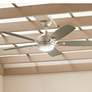 2_56" Kichler Tranquil Weather+ Brushed Nickel LED Remote Ceiling Fan