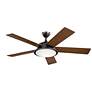 4_56" Kichler Verdi Anvil Iron LED Damp Rated Ceiling Fan with Remote more views