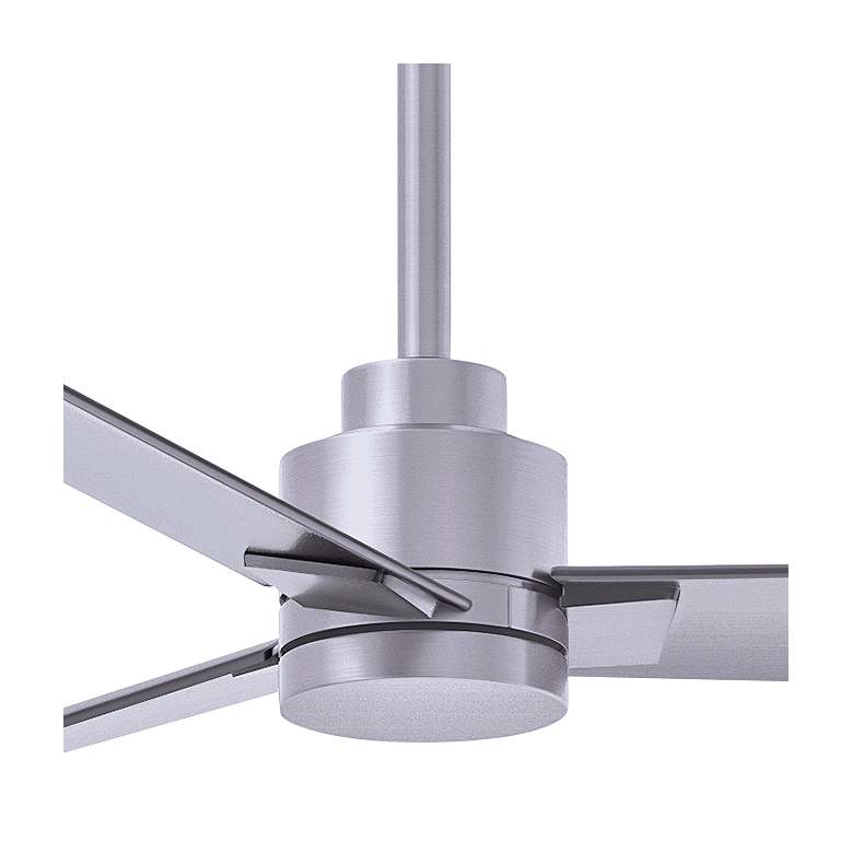 Image 2 56 inch Matthews Alessandra 3-Blade Brushed Nickel Ceiling Fan with Remote more views