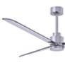 4_56" Matthews Alessandra 3-Blade Brushed Nickel Ceiling Fan with Remote more views