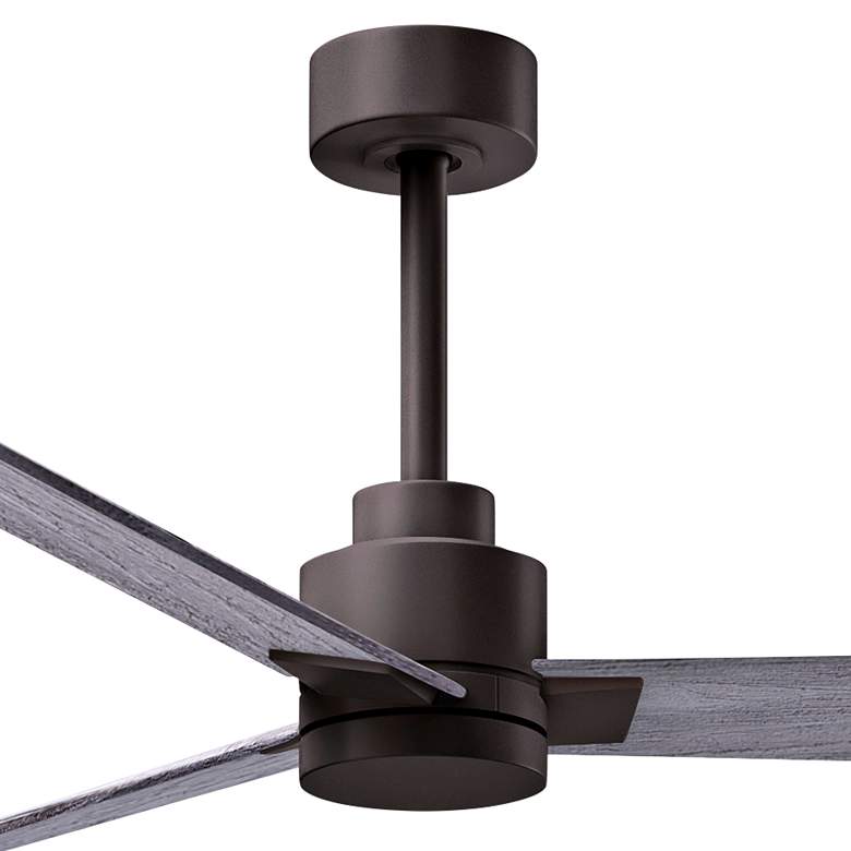 Image 2 56" Matthews Alessandra Bronze and Barnwood Ceiling Fan with Remote more views