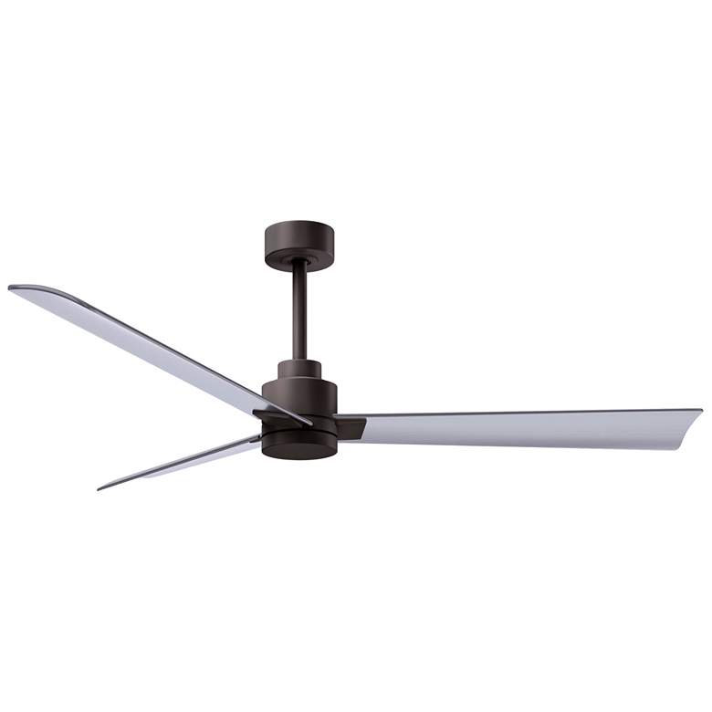 Image 1 56" Matthews Alessandra Bronze and Nickel Ceiling Fan with Remote