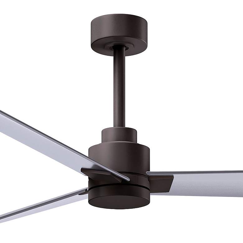 Image 3 56" Matthews Alessandra Bronze and Nickel Ceiling Fan with Remote more views