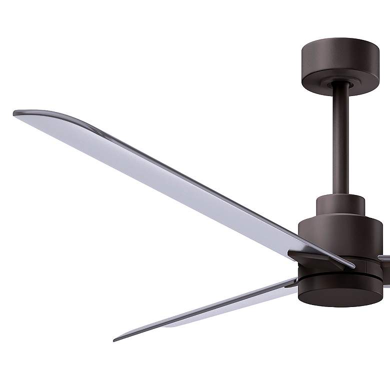 Image 4 56" Matthews Alessandra Bronze and Nickel Ceiling Fan with Remote more views