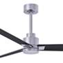 3_56" Matthews Alessandra Nickel and Matte Black Ceiling Fan with Remote more views