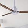 6_56" Matthews Alessandra Nickel and Walnut Ceiling Fan with Remote more views