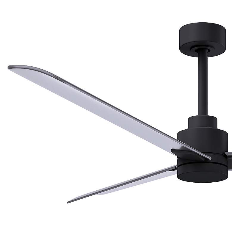 Image 4 56" Matthews Alessandra Wet Rated Black and Nickel Fan with Remote more views