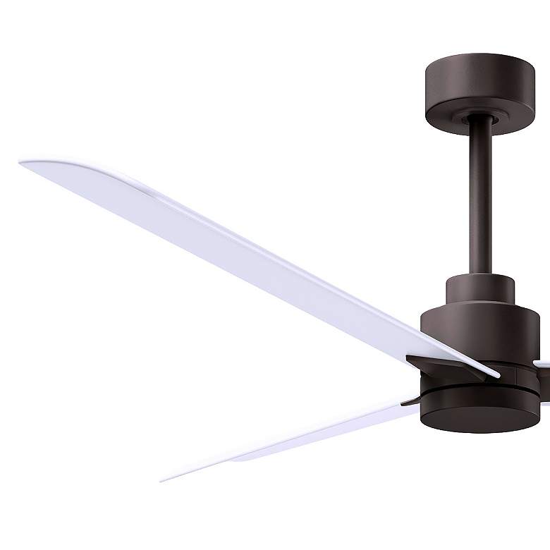 Image 4 56" Matthews Alessandra Wet Rated Bronze White Ceiling Fan with Remote more views