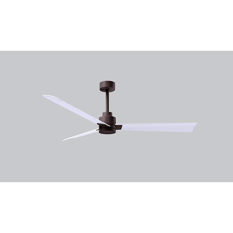 Image 6 56" Matthews Alessandra Wet Rated Bronze White Ceiling Fan with Remote more views