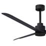 4_56" Matthews Alessandra Wet Rated Matte Black Ceiling Fan with Remote more views