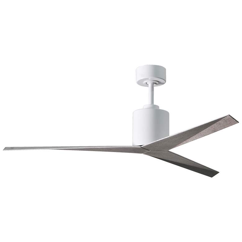 Image 1 56 inch Matthews Eliza 3-Blade Gloss White Ceiling Fan