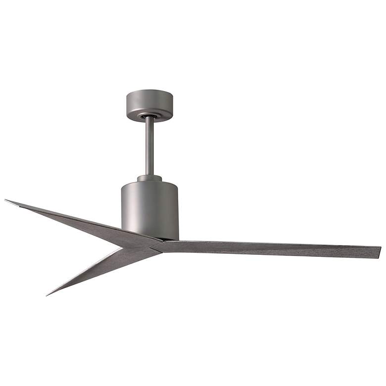 Image 1 56 inch Matthews Eliza Brushed Nickel 3-Blade Modern Ceiling Fan