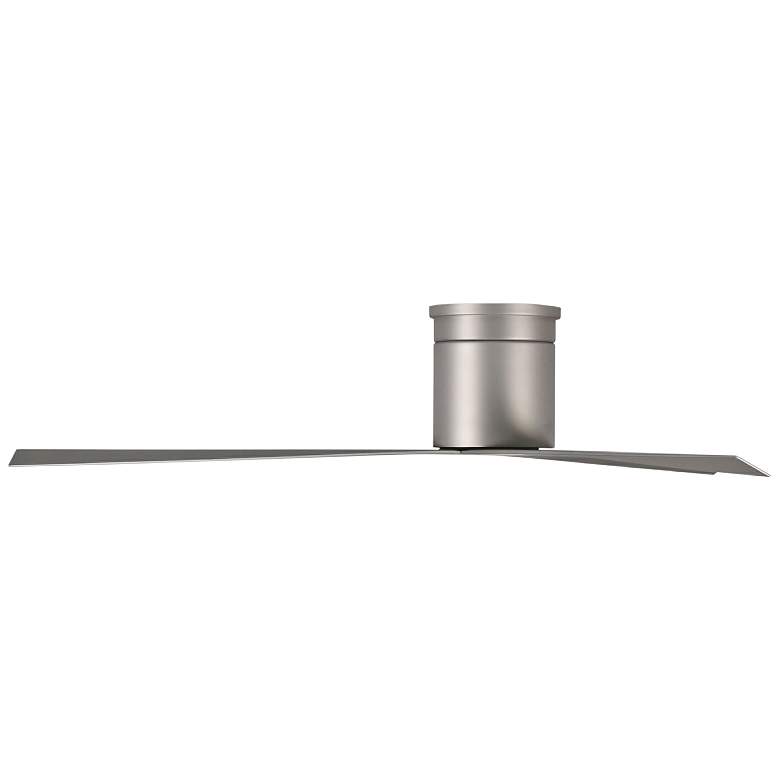 Image 5 56" Matthews Eliza-H Brushed Nickel Damp Rated Hugger Fan with Remote more views