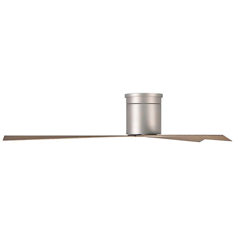 Image 3 56" Matthews Eliza-H Brushed Nickel Gray Ash Ceiling Fan more views