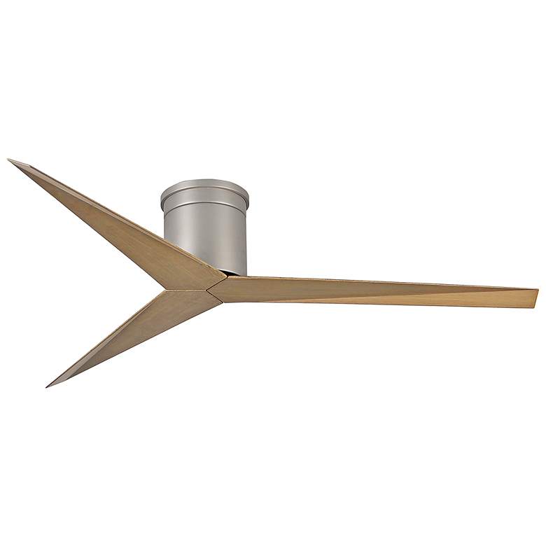 Image 6 56" Matthews Eliza-H Brushed Nickel Gray Ash Ceiling Fan more views