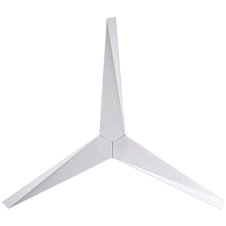 Image 6 56 inch Matthews Eliza-H Gloss White Damp Hugger Ceiling Fan with Remote more views