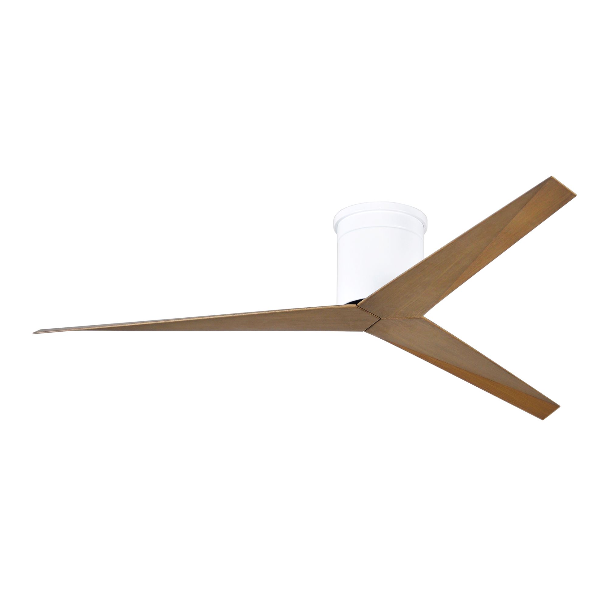 Image 2 56" Matthews Eliza-H Hugger 3-Blade Gloss White Ceiling Fan more views