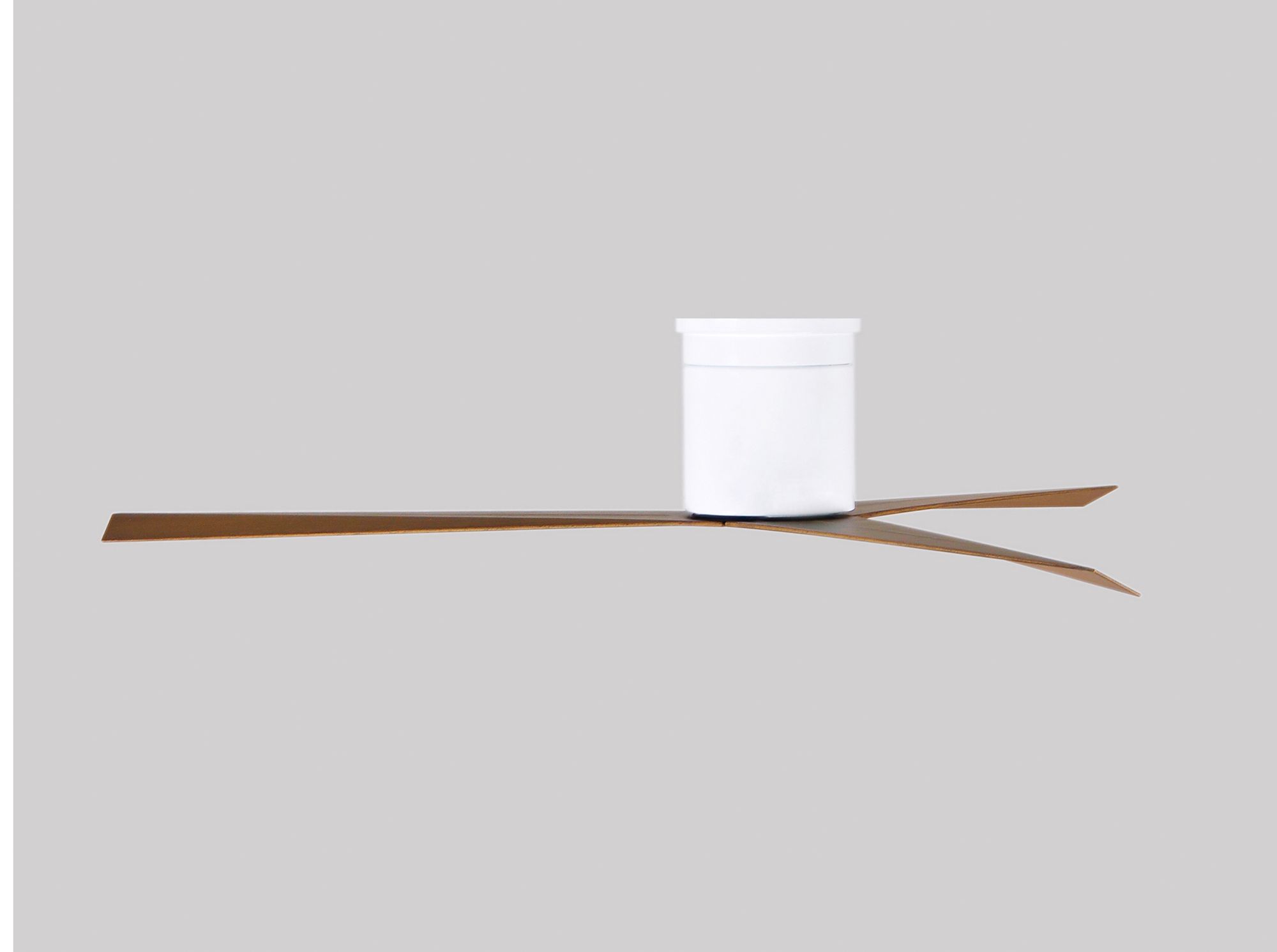 Image 5 56" Matthews Eliza-H Hugger 3-Blade Gloss White Ceiling Fan more views