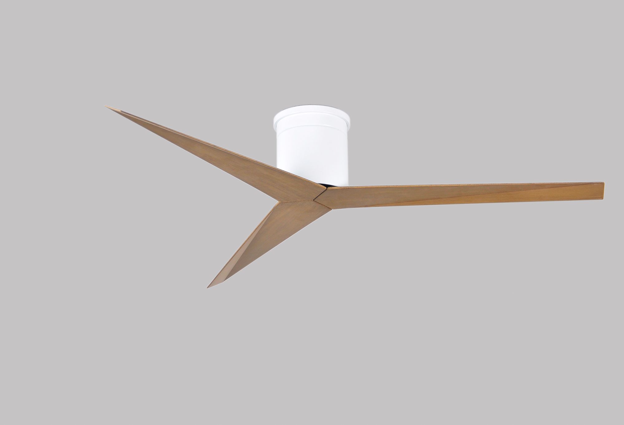 Image 6 56" Matthews Eliza-H Hugger 3-Blade Gloss White Ceiling Fan more views