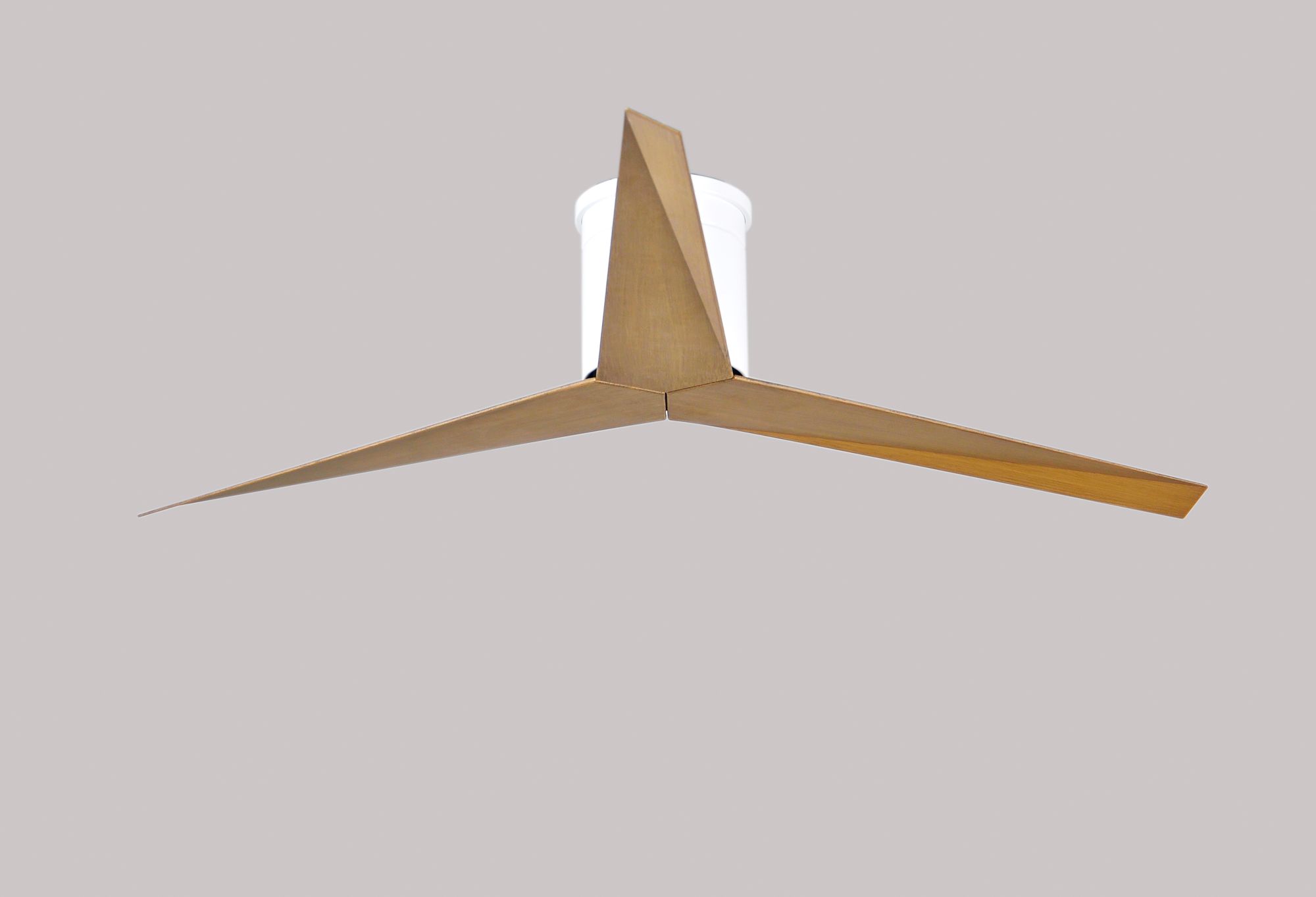 Image 7 56" Matthews Eliza-H Hugger 3-Blade Gloss White Ceiling Fan more views