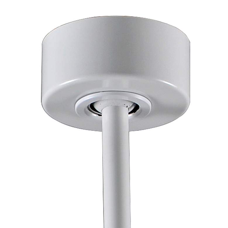 Image 4 56" Matthews Eliza White Modern Damp Rated Ceiling Fan with Remote more views