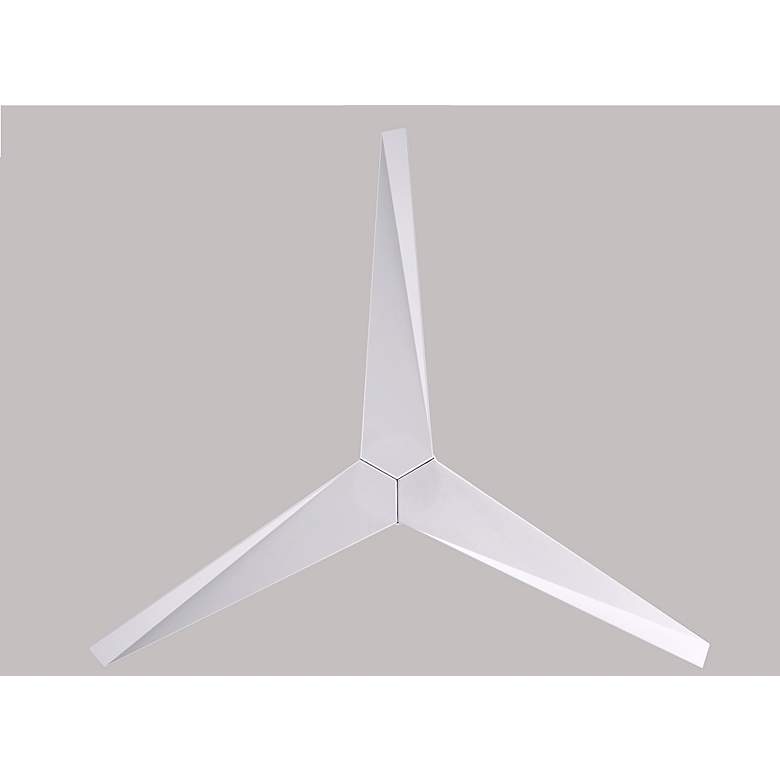 Image 5 56" Matthews Eliza White Modern Damp Rated Ceiling Fan with Remote more views
