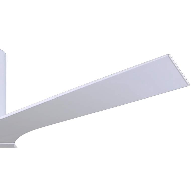Image 4 56" Matthews Molly Gloss White Modern Outdoor Ceiling Fan with Remote more views