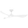 56" Maxim Keanu Matte White Ceiling Fan