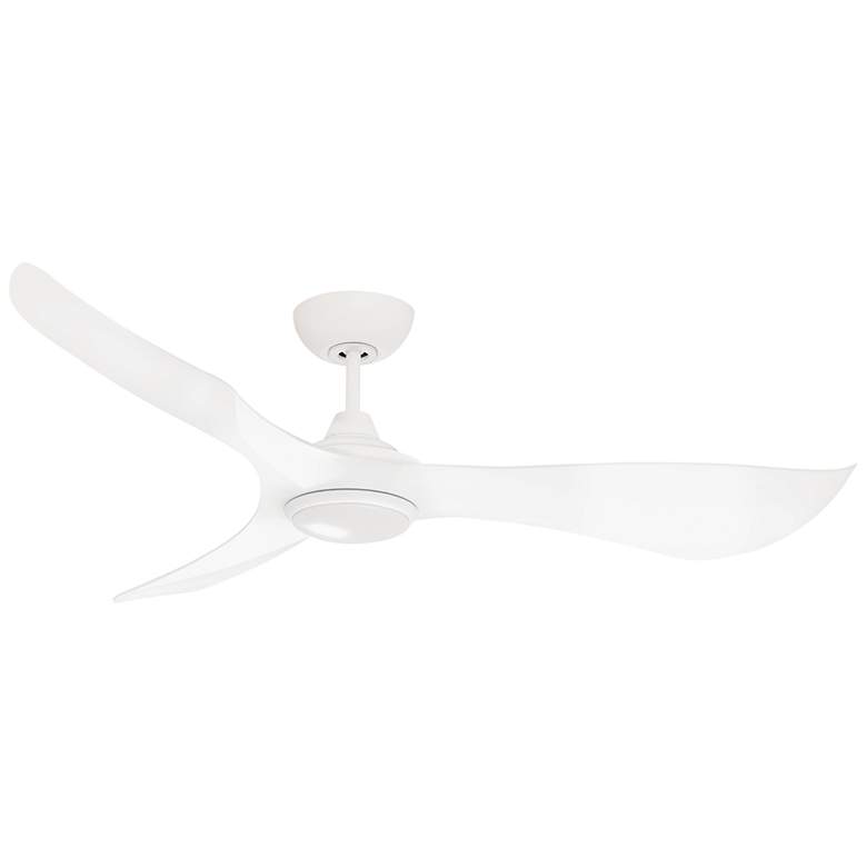 Image 1 56" Maxim Keanu Matte White Indoor/Outdoor Fan w LED Light Kit