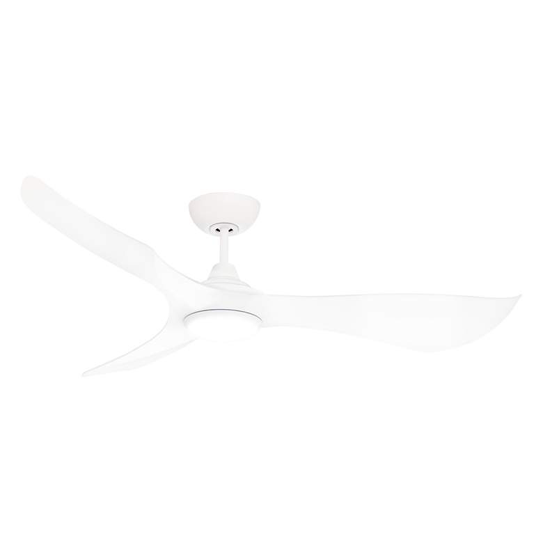 Image 2 56" Maxim Keanu Matte White Indoor/Outdoor Fan w LED Light Kit more views