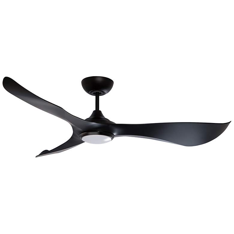 Image 1 56" Maxim Keanu White/Black Indoor/Outdoor Fan w LED Light Kit