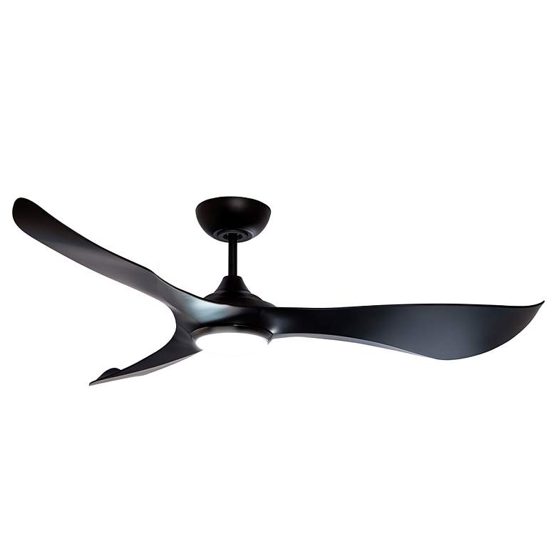 Image 3 56" Maxim Keanu White/Black Indoor/Outdoor Fan w LED Light Kit more views