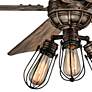 56" Minka Aire Alva Heirloom Bronze LED Ceiling Fan with Remote