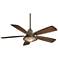 56" Minka Aire Groton Bronze Outdoor LED Ceiling Fan with Remote