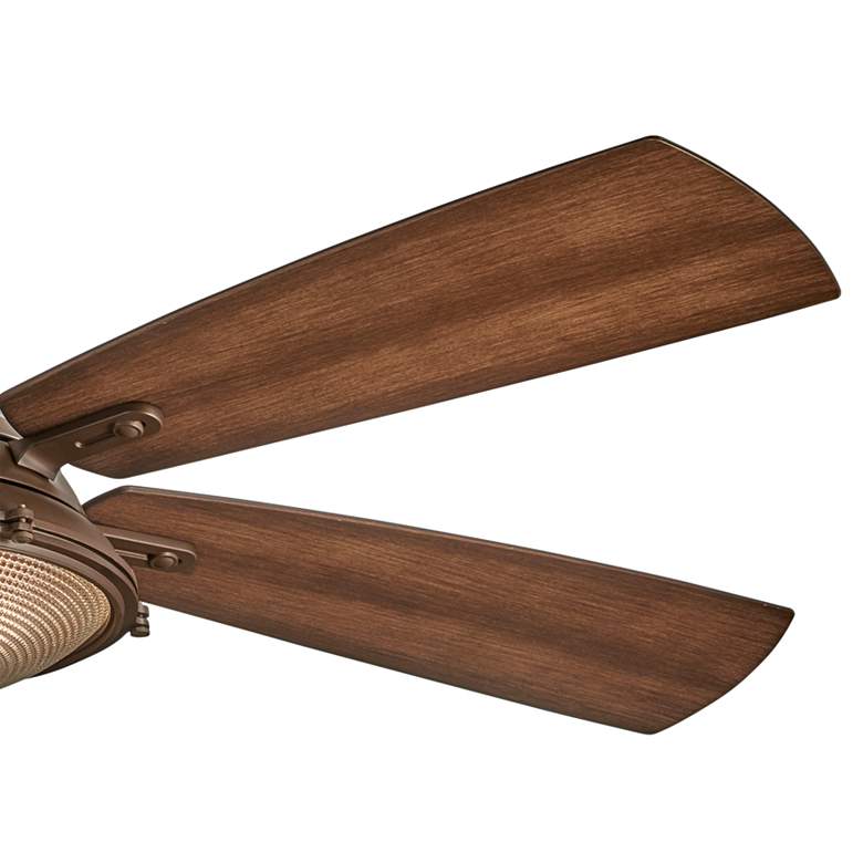 Image 4 56 inch Minka Aire Groton Bronze Outdoor LED Ceiling Fan with Remote more views