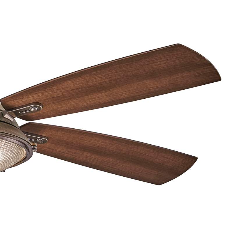 56 inch Minka Aire Groton Pewter Outdoor LED Ceiling Fan with Remote more views
