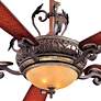56" Minka Aire Napoli Sterling Walnut Ceiling Fan with Wall Control