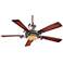 56" Minka Aire Napoli Walnut Finish Ceiling Fan