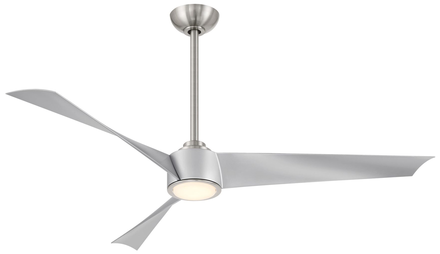 56" Minka-Aire Pike Brushed Nickel LED Smart Control Ceiling Fan