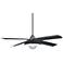 56" Minka Aire Shade Gray Iron LED Outdoor Ceiling Fan