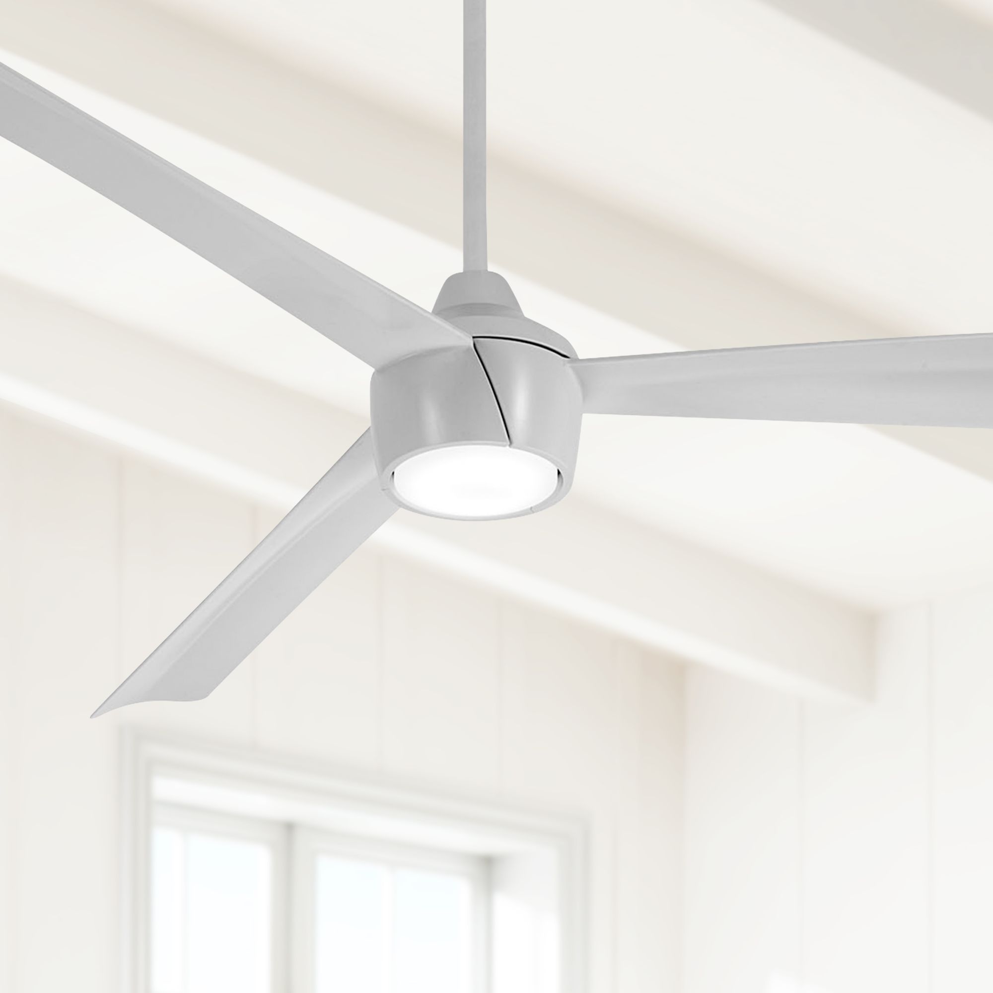 grey ceiling fan with light and remote