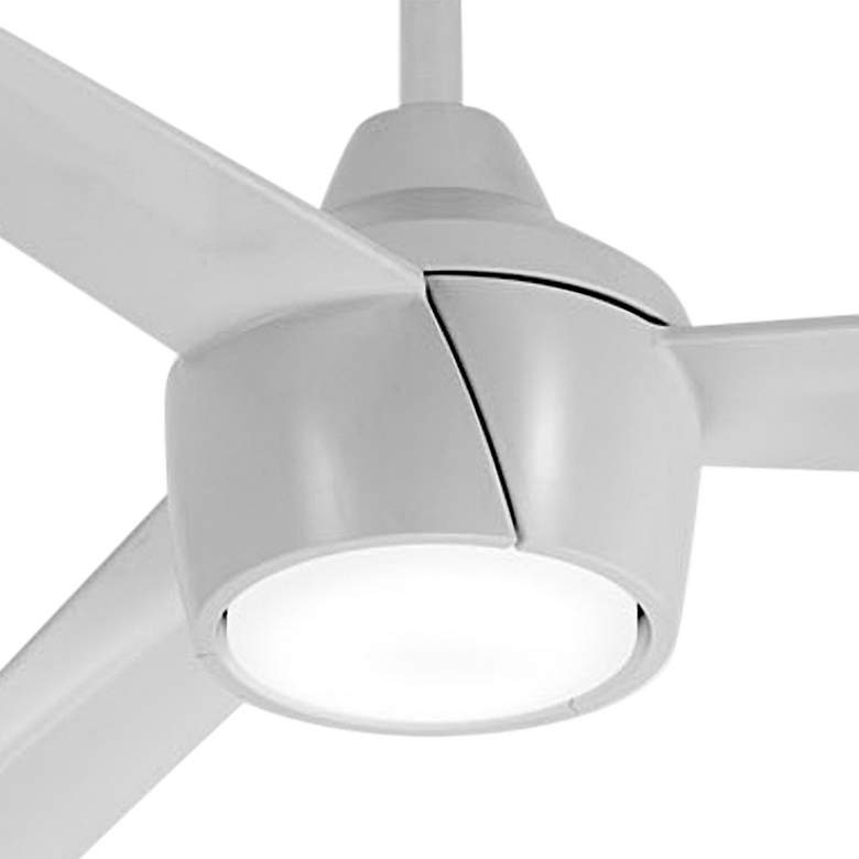 Image 3 56" Minka Aire Skinnie Grey LED Ceiling Fan with Remote more views