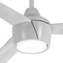 56" Minka Aire Skinnie Grey LED Ceiling Fan with Remote