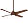 56" Minka Aire Swept Distressed Koa Ceiling Fan with Remote Control